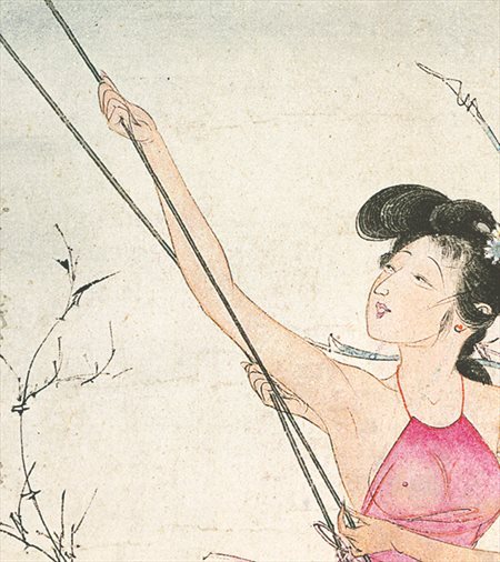 丰泽-胡也佛的仕女画和最知名的金瓶梅秘戏图